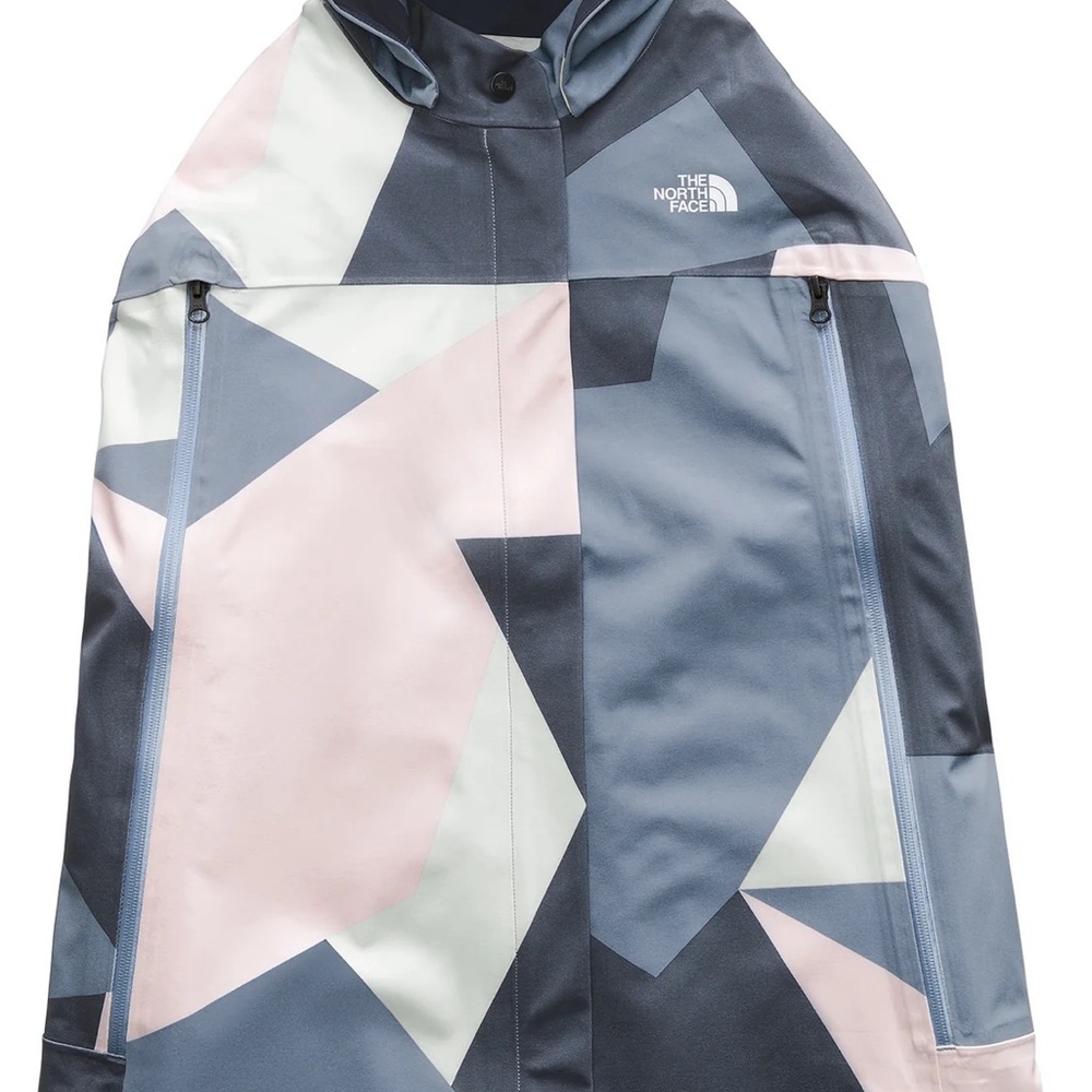 The North Face Blue and Pink Cape Jacket